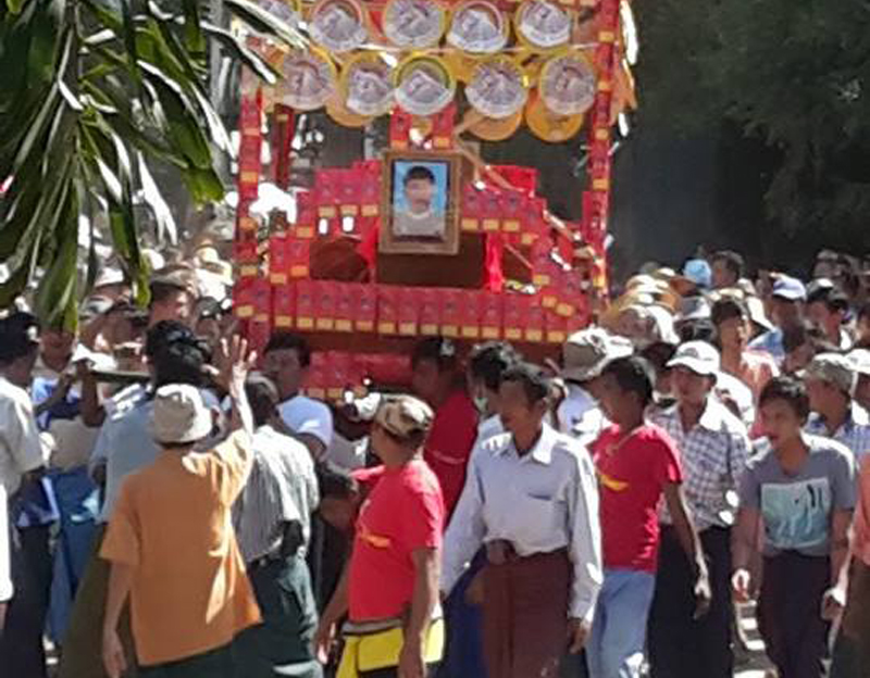ကြယ္လြန္သူ ျမင္းမူၿမိဳ႕နယ္ အဖြဲ႔ခ်ဳပ္ အမတ္ေလာင္းအႏုိင္ရရွိ
