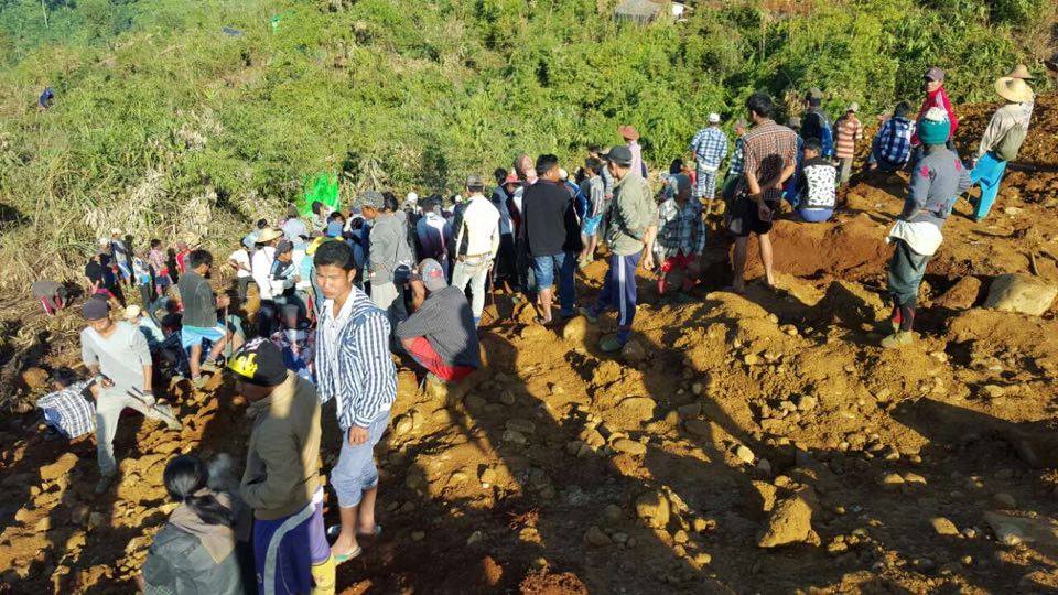 ဖားကန္႔ေျမစာပံုၿပဳိက်မႈ ထပ္မံျဖစ္ပြား၊ လူတခ်ဳိ႕ေသဆံုး