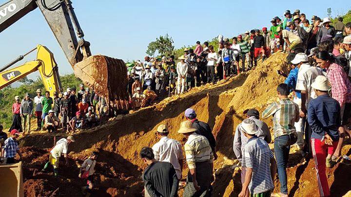 ဖားကန္႔ ေျမစာပုံၿပိဳက်မႈ ေသဆုံးသူ ၈၀ ခန္႔ရွိၿပီ၊ ၁၀၀ ခန္႔ ေပ်ာက္ဆုံးေန