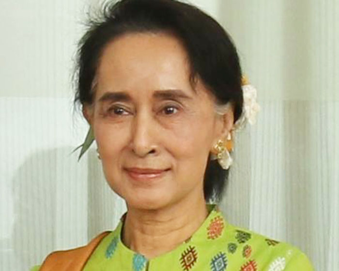 ဗိုလ္ခ်ဳပ္မႉးႀကီးေဟာင္း ေျမးႏွင့္ ေတြ႔ခဲ့သည္ဟု ေဒၚေအာင္ဆန္းစုၾကည္ ေျပာ