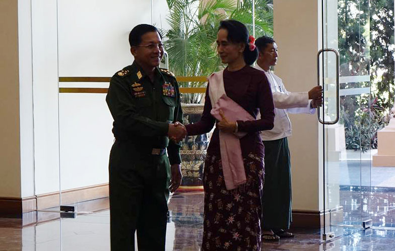 ကာခ်ဳပ္ႏွင့္ ေဒၚေအာင္ဆန္းစုၾကည္ ေတြ႔ဆုံမႈအေပၚ အျမင္သေဘာထားမ်ား