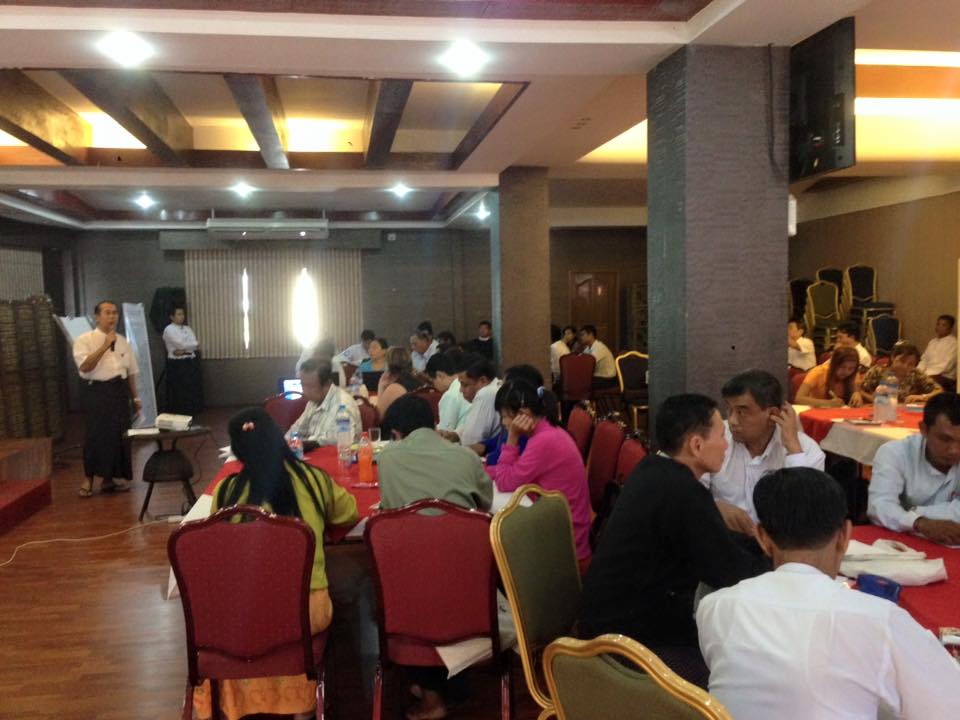 ေရႀကီး/ေျမၿပိဳမႈ သဘာ၀ေဘးအႏၱရာယ္ ႀကိဳတင္ျပင္ဆင္ကာကြယ္ေရးေဆြးေႏြး (ဓာတ္ပုံ)
