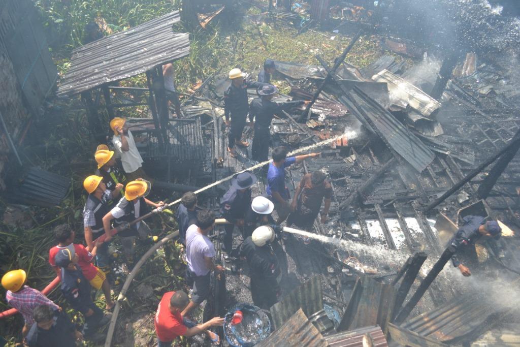 ၿမိတ္ၿမိဳ႕နယ္တြင္ မီးေလာင္ကၽြမ္းမႈ ျဖစ္ပြား (ဓာတ္ပုံ)