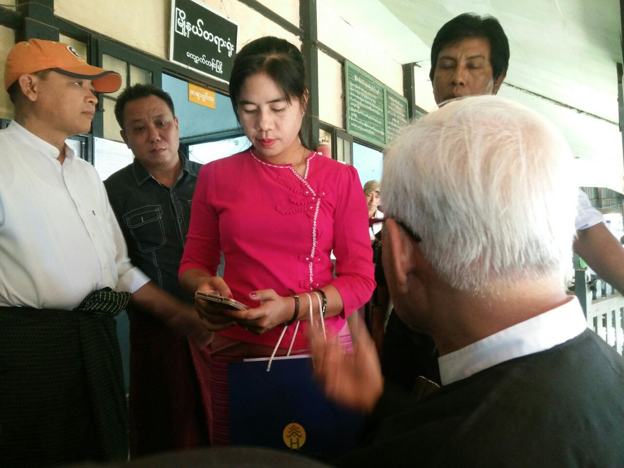 ေဒၚေအးျမျမမ်ဳိးအမႈ ေက်ာက္တန္းၿမိဳ႕ တရား႐ုံးျမင္ကြင္း