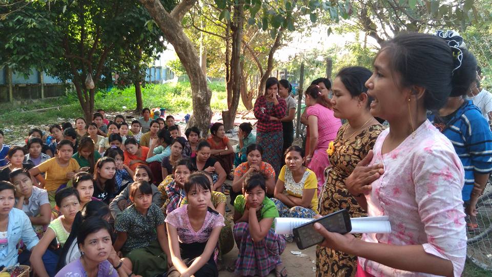 အလုပ္သမားေတာင္းဆုိခ်က္အတုိင္း မလုိက္ေလ်ာရင္ ဆက္ၿပီးဆႏၵျပမည္