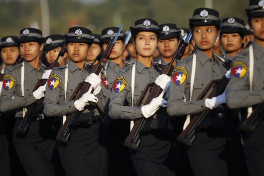 ရဲတပ္ဖြဲ႔အတြက္ စစ္တပ္အကူအညီႏွင့္ ေခတ္မီလက္နက္တပ္ေပးထားဟုဆို