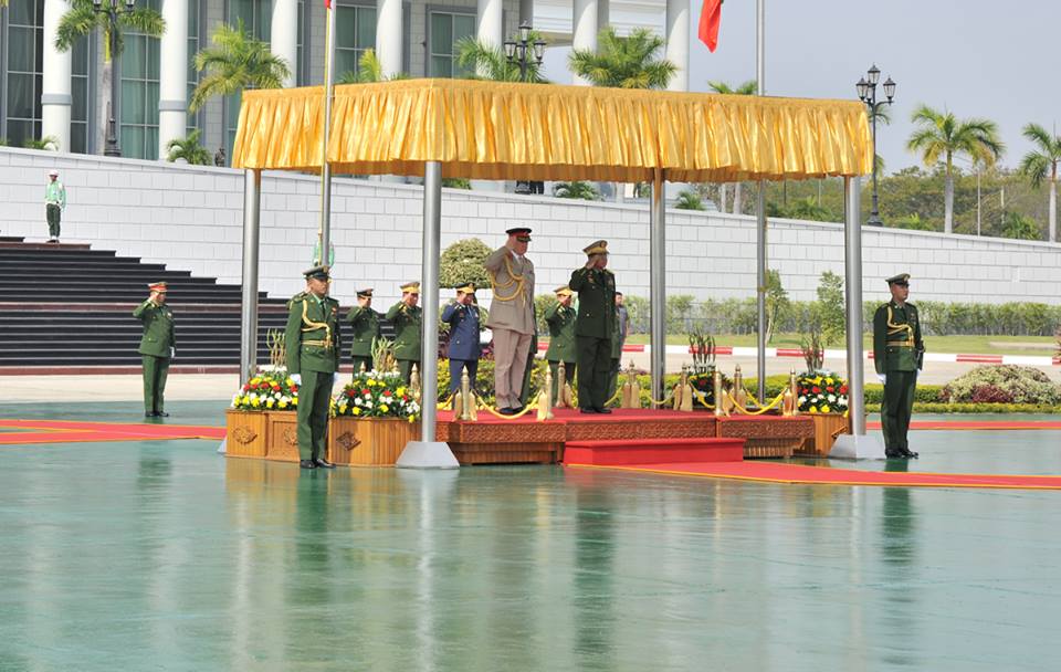 ၿဗိတိန္ကာကြယ္ေရးဦးစီးခ်ဳပ္ ျမန္မာႏိုင္ငံ ေရာက္ရွိ (သတင္းဓာတ္ပံု)