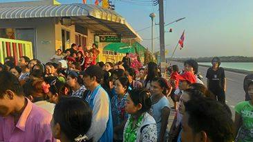လုပ္အားခမရသည့္ ထုိင္းႏွင့္ျမန္မာအလုပ္သမားမ်ား အလုပ္သမား႐ုံးကုိ တုိင္ၾကားမည္