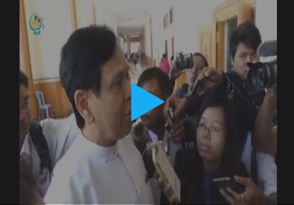 ျပည္တြင္းၿငိမ္းခ်မ္းေရးႏွင့္ ဖက္ဒရယ္ျပည္ေထာင္စုအေရး အဓိကလုပ္ေဆာင္မည္ဟု ဦးေအးသာေအာင္ ေျပာ (႐ုပ္သံ)