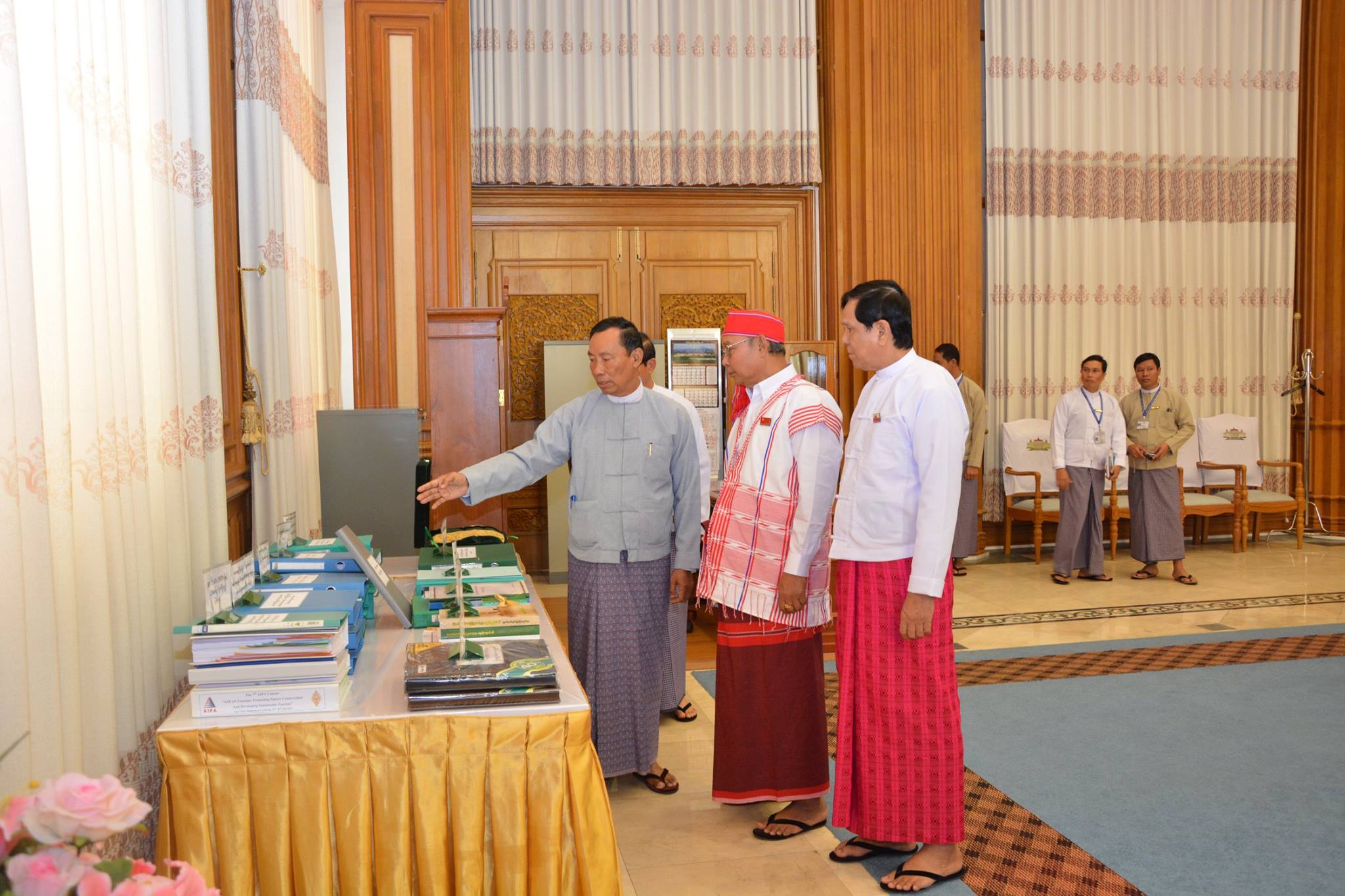 ျပည္ေထာင္စုလႊတ္ေတာ္နာယက တာ၀န္လႊဲေျပာင္း (ဓာတ္ပုံ)