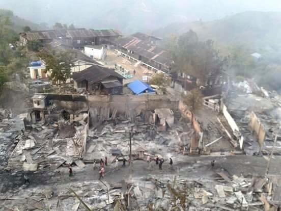 နမ့္ဆန္ႏွင့္ လပြတၱာ မီးေဘးအတြက္ သမၼတ အေရးေပၚေဆြးေႏြး