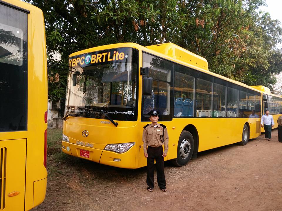 BRT-Lite ယာဥ္လိုင္း ရန္ကုန္ၿမိဳ႕တြင္ စမ္းသပ္ေျပးဆဲြ