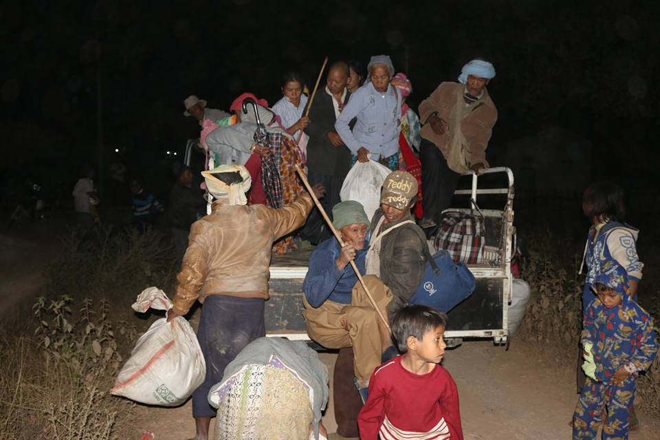 ေက်ာက္မဲၿမိဳ႕ေပၚကို စစ္ေဘးဒုကၡသည္ ၂၅၀၀ ေက်ာ္ထြက္ေျပးလာ