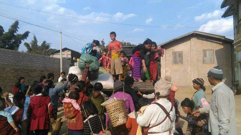 အစိုးရႏွင့္ တအာင္းတပ္ တိုက္ပြဲေၾကာင့္ ကြတ္ခိုင္ေဒသခံမ်ား ရာႏွင့္ခ်ီ ထြက္ေျပး