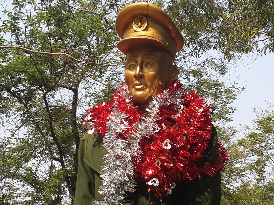 ဖက္ဆစ္ဂ်ပန္ကုိ စတင္ေတာ္လွန္ခဲ့သည့္ေက်းရြာ ဗုိလ္ခ်ဳပ္ျပန္ေရာက္ၿပီ