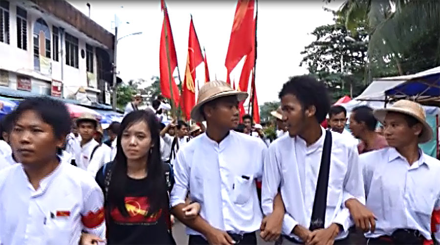 ဖမ္းဆီးခံထားရသည့္ ေက်ာင္းသားမ်ား ရာဇ၀တ္မႈ က်ဴးလြန္သူမ်ား မဟုတ္ဟု ေျပာ