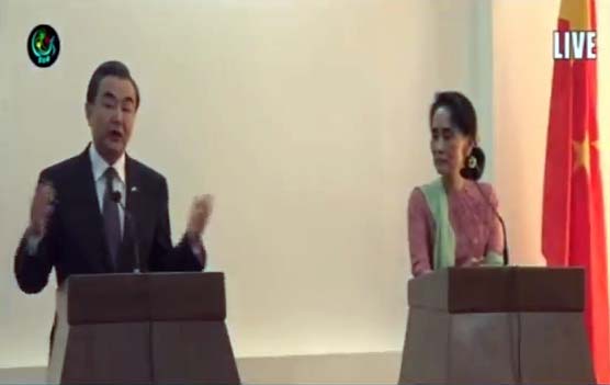 ျမစ္ဆံုစီမံကိန္းအပါအ၀င္ ၂ ႏိုင္ငံစာခ်ဳပ္မ်ားႏွင့္ပတ္သက္ၿပီး ေဆြးေႏြးခဲ့တာမရွိဟု ေဒၚစု ေျပာ