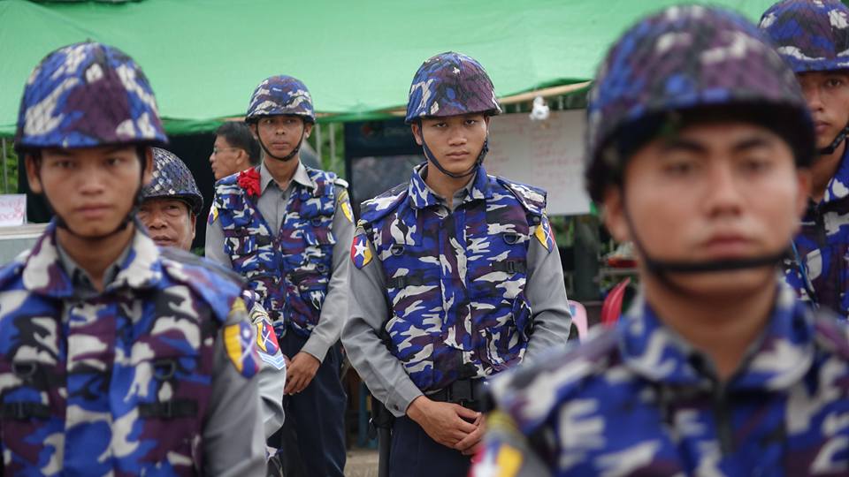 ရခိုင္သႀကၤန္ ေနာက္ဆံုးေန႔ လံုၿခံဳေရးျမင္ကြင္း