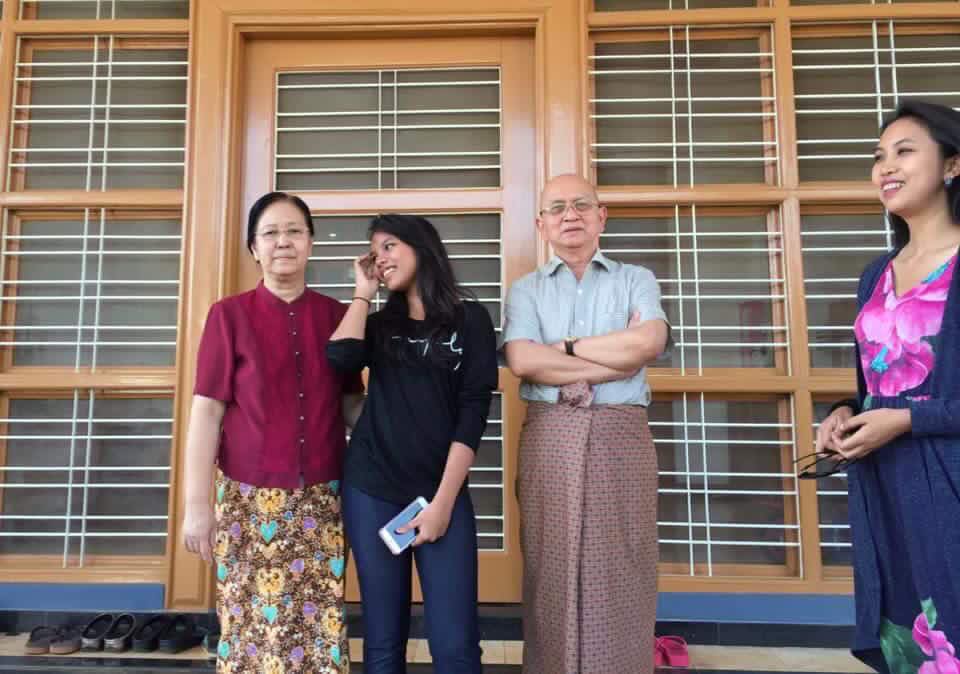 သမၼတေဟာင္း ဦးသိန္းစိန္ လူ၀တ္လဲၿပီး သႀကၤန္ပြဲဆင္ႏႊဲ