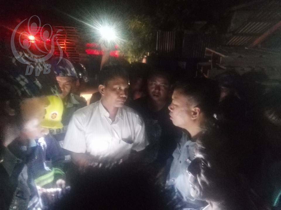 မႏၱေလး ဖူဂ်ီဆပ္ျပာစက္႐ုံမီးေလာင္ (ဓာတ္ပံု)