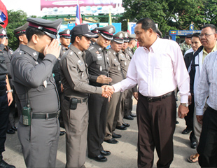 နယ္စပ္ျပဿနာ​ေျဖ႐ွင္း​ေရး​ ျမန္မာရဲခ်ဳပ္ ထိုင္း​နိုင္ငံ သြား​ေရာက္