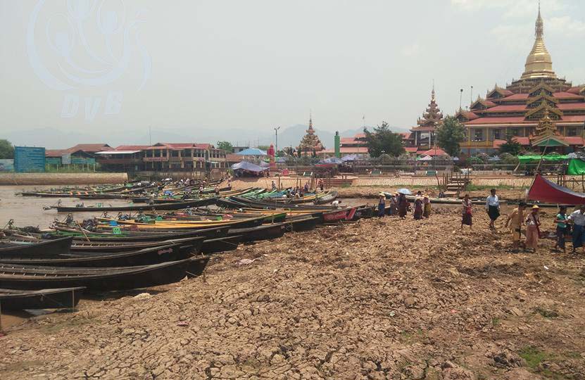 အင္းေလးကန္ ေရခန္းေျခာက္လာ (ဓာတ္ပံု)