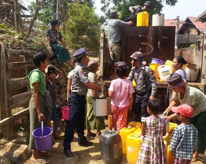 ဂန္႔ေဂါၿမိဳ႕နယ္ ရြာ ၃ ရြာ ေရျပတ္၊ ေရအလွဴမ်ား လိုအပ္