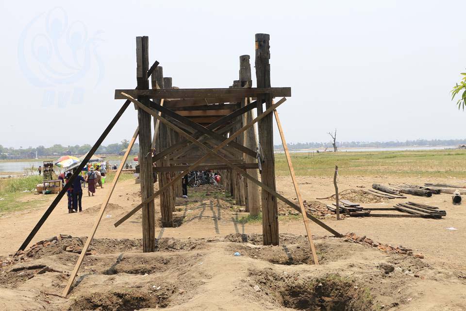 ဦးပိန္တံတား ျပန္လည္ျပဳျပင္ (ဓာတ္ပံု)