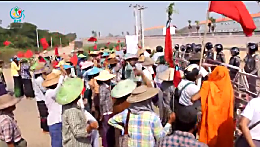 ျပည္သူမ်ား စိတ္ႀကိဳက္ေနရာတြင္သာ ဆႏၵထုတ္ေဖာ္ခြင့္ျပဳသင့္ဟု တက္ႂကြလႈပ္ရွားသူမ်ား ေျပာ