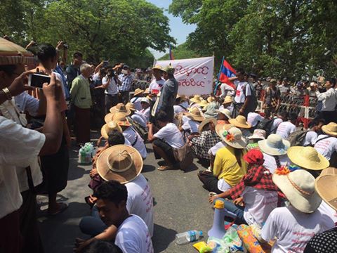 စစ္ကိုင္းအလုပ္သမားသပိတ္စစ္ေၾကာင္းကို ရဲတပ္ဖဲြ႔ ပိတ္ဆို႔တားဆီး (႐ုပ္သံ)