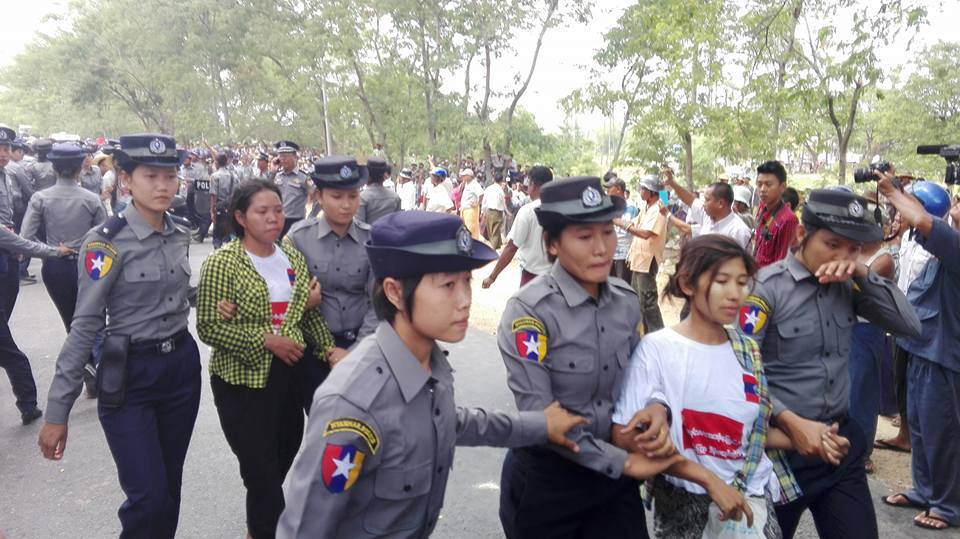 စစ္ကုိင္းအလုပ္သမားသပိတ္စစ္ေၾကာင္းကုိ ၿဖိဳခြင္းဖမ္းဆီး (႐ုပ္သံ)