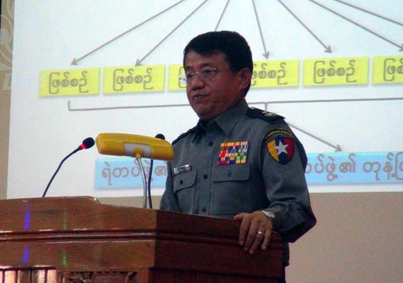 ဝန္ေဆာင္မႈကိုေရွး႐ႉသည့္ ရဲလုပ္ငန္းစဥ္ႏွင့္ပတ္သက္ၿပီး ရဲခ်ဳပ္ရွင္းလင္း