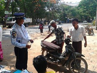 တုိက္ႀကီးတြင္ ရက္ ၁၀၀ စီမံခ်က္ ယာဥ္စည္းကမ္းထိန္းသိမ္းေရး စတင္