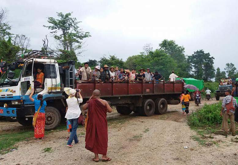 သီေပါတြင္ စစ္ေျပးဒုကၡသည္ ၁ ေထာင္ေက်ာ္ ရွိလာ