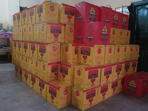 စစ္ေတြတြင္ လုိင္စင္မဲ့ အရက္မ်ား ဖမ္းမိ