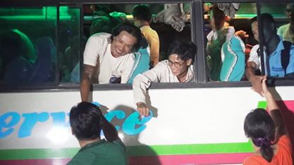 ဧရာ၀တီတုိင္းက ေရလုပ္သား ၄၃ ဦး ေနရပ္ျပန္ေရာက္