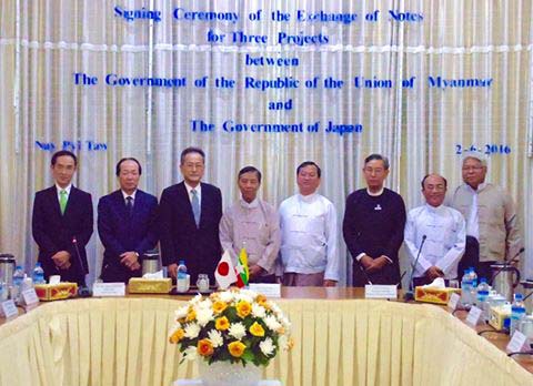 ဂ်ပန္က ျမန္မာအတြက္ ကန္ေဒၚလာ ၂၈ သန္းေက််ာ္ အကူအညီေပးအပ္