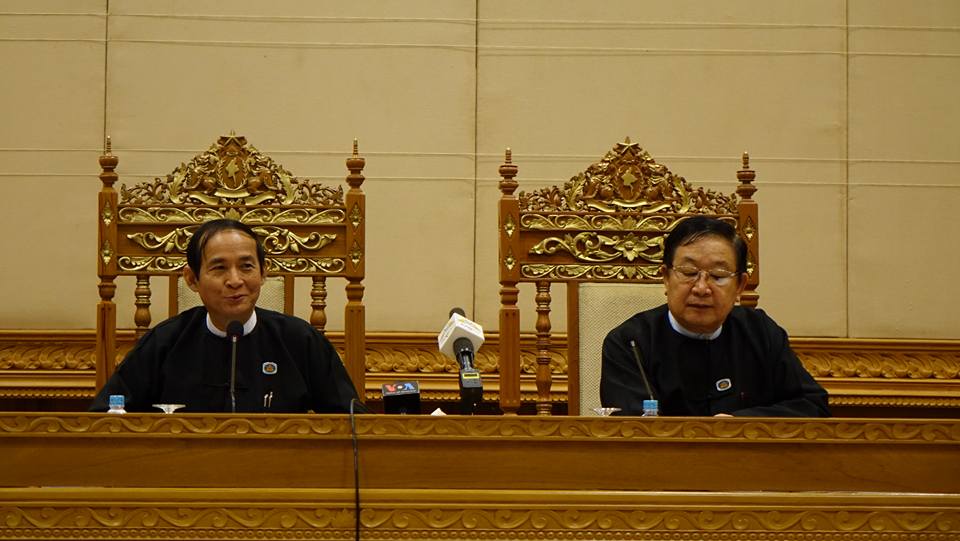 ေဒၚေအာင္ဆန္းစုၾကည္ လႊတ္ေတာ္အေပၚ စြက္ဖက္လႊမ္းမိုးမႈမရွိဟု ဦး၀င္းျမင့္ေျပာ