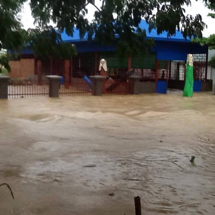 တုိက္ႀကီးၿမိဳ႕နယ္တြင္ ေနအိမ္အခ်ဳိ႔ ေရနစ္ျမဳပ္