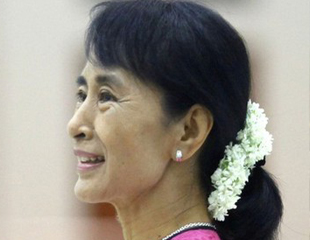 ေဒၚ​ေအာင္ဆန္း​စုၾကည္ကို ျပည္တြင္း​ျပည္ပ မီဒီယာမ်ား​ ​ေတြ့​ဆံု
