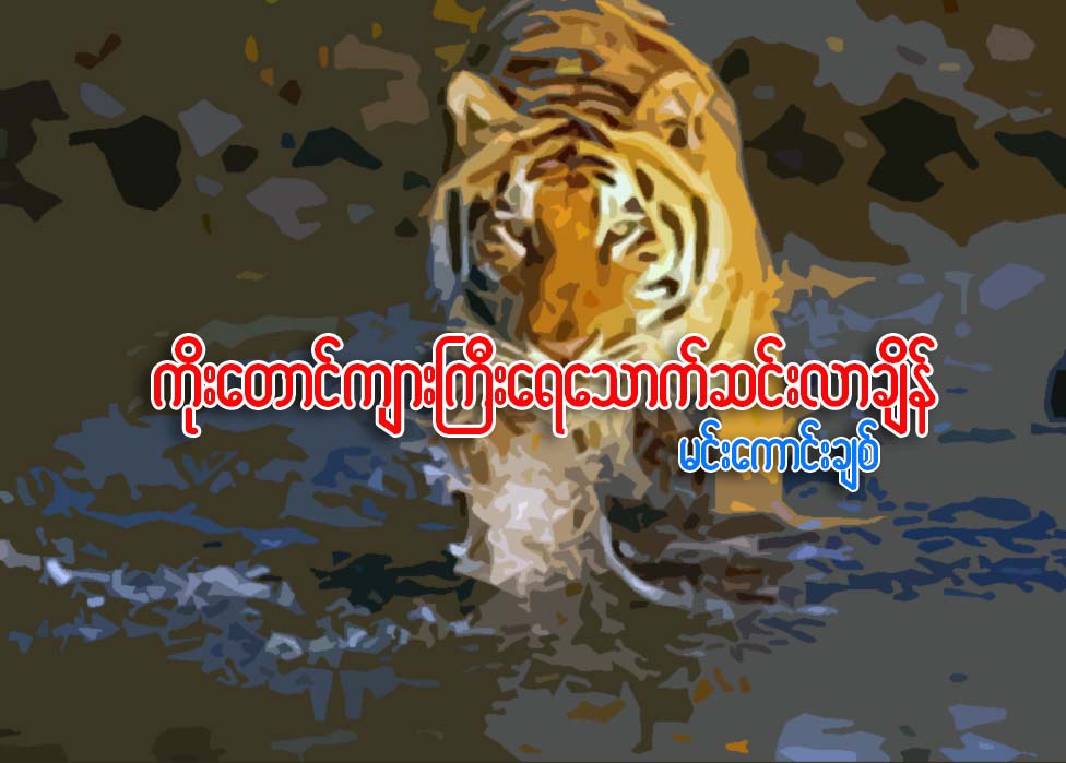 ကိုးေတာင္က်ားႀကီး ေရေသာက္ဆင္းလာခ်ိန္