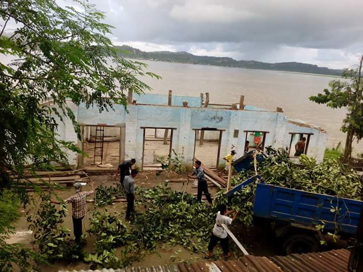 ေမာ္လိုက္တြင္ ၿမိဳ႕ေပၚရပ္ကြက္ ထက္၀က္ေက်ာ္ ေရျမဳပ္၊ ရခုိင္တြင္ ေရျပန္က်