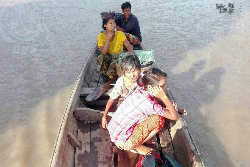 ခ်င္းတြင္းျမစ္ေရႀကီးသျဖင့္ ကနီၿမိဳ႕နယ္ ေက်းရြာအခ်ိဳ႕ ကုန္းျမင့္သို႔ ေျပာင္းေရႊ႕ေနရ