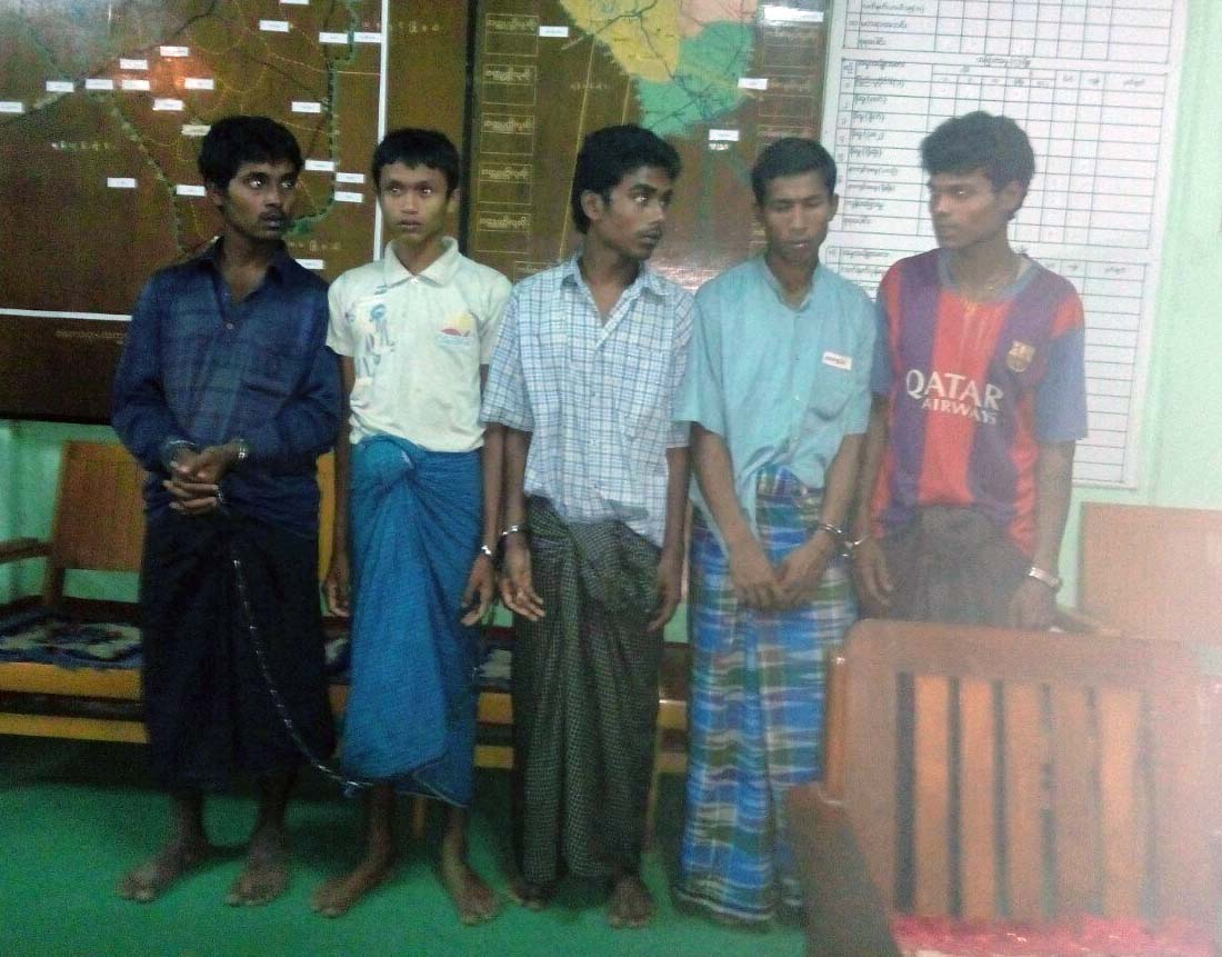ပဲခူးၿမိဳ႕နယ္တြင္ ဘဂၤါလီ ၅ ဦး ဖမ္းမိ