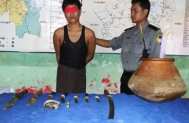 မူးယစ္ေဆးဝါးဖမ္းဆီးရာ ဓားျဖင့္ ျပန္လည္ခုခံသူကို ေသနတ္ပစ္ခတ္ ဖမ္းဆီး