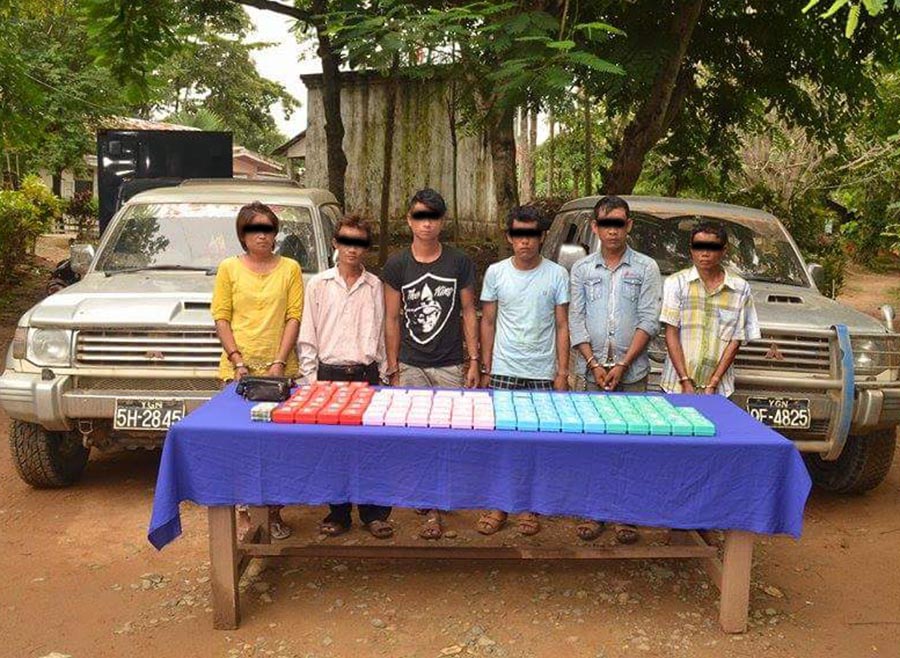 ဗန္းေမာက္ၿမိဳ႕နယ္တြင္ က်ပ္သိန္း ၁၀၀၀ ေက်ာ္တန္ဖိုးခန္႔ မူးယစ္ေဆးဝါးမ်ား ဖမ္းမိ