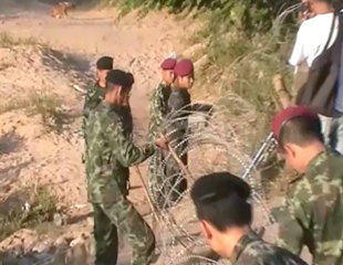 မဲေဆာက္- ျမ၀တီတံတားကို ထိုင္းစစ္တပ္ သံဆူးၾကိုးျဖင့္ ပိတ္ဆုိ့
