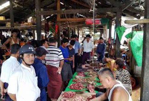 မင္းျပားၿမိဳ႕မေစ်းအတြင္း အသားမ်ားကို သတ္မွတ္ေစ်းထက္ပိုေရာင္းခ်ပါက အေရးယူမည္