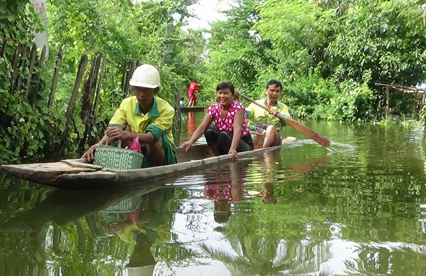ခ်င္းတြင္းျမစ္ေရႀကီးမႈေၾကာင့္ ယင္းမာပင္ၿမိဳ႕နယ္တြင္ အိမ္ေျခ ၇၀၀ ခန္႔ ေရေဘးသင့္