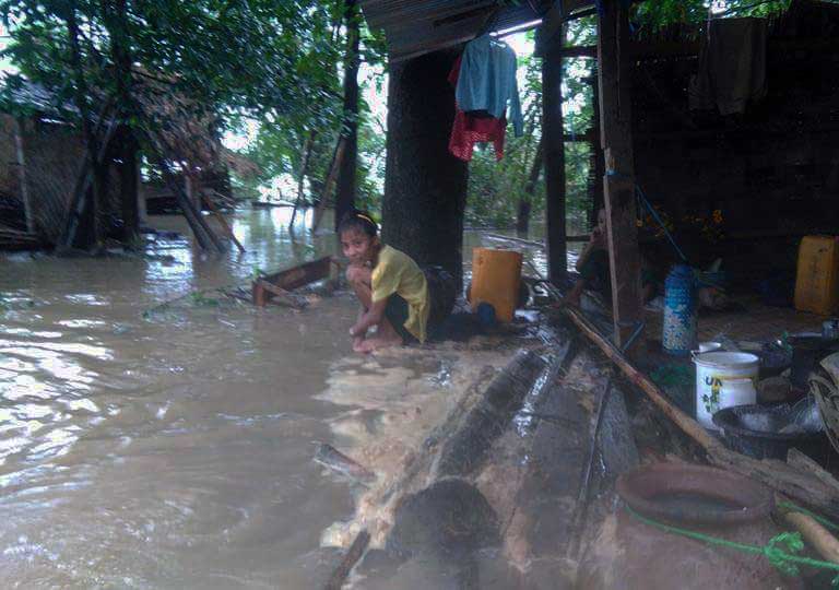 အဂၤပူၿမိဳ႕နယ္တြင္းက ေက်းရြာ ၂၀ ေက်ာ္ ေရနစ္ျမဳပ္